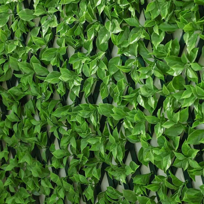 Artificial PVC Willow Fence-100x200 CM-PG17636LG-26-With 2-Year Warranty