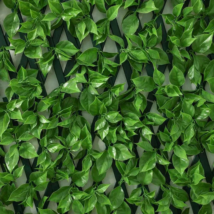 Artificial PVC Willow Fence-100x200 CM-PG17636LG-26-With 2-Year Warranty