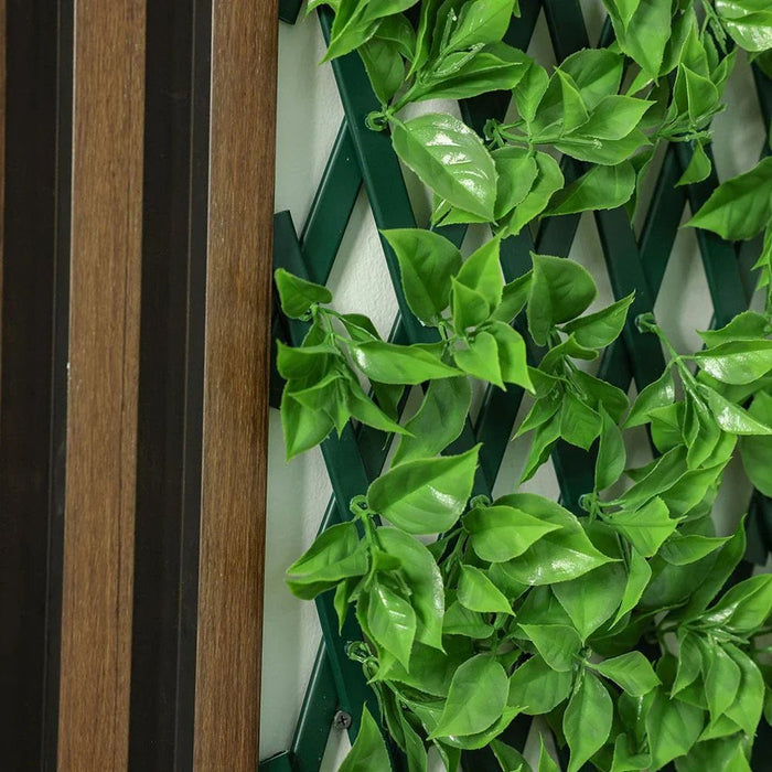 Artificial PVC Willow Fence-100x200 CM-PG17636LG-26-With 2-Year Warranty