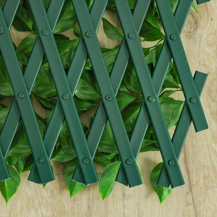 Artificial PVC Willow Fence-100x200 CM-PG17636LG-26-With 2-Year Warranty