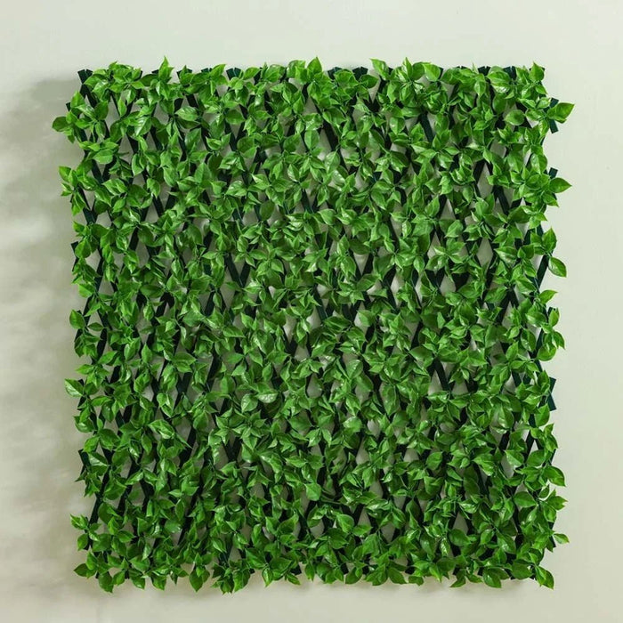 Artificial PVC Willow Fence-100x200 CM-PG17636LG-26-With 2-Year Warranty