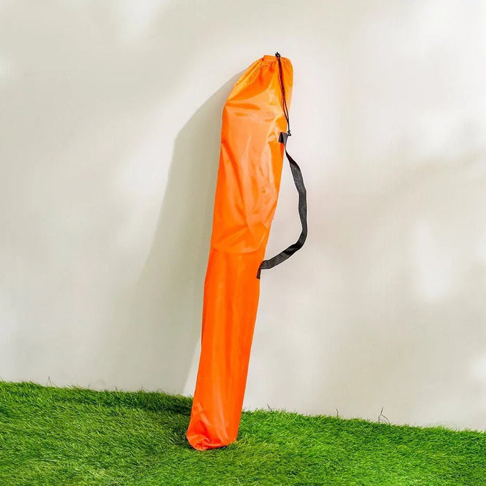 Folding Picnic Chair-Orange/White-54x54x92 cm