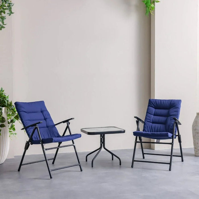 Vista 1 + 2-Seater Balcony Set-Blue