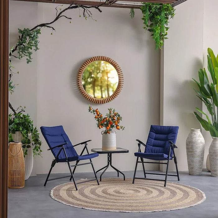 Vista 1 + 2-Seater Balcony Set-Blue