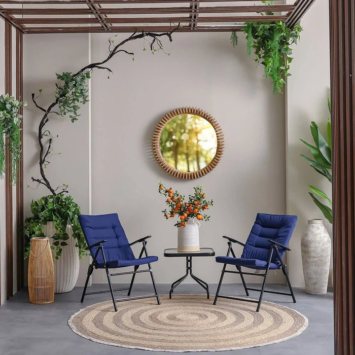 Vista 1 + 2-Seater Balcony Set-Blue