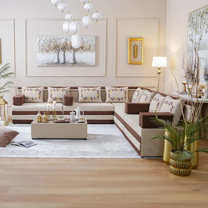 Arabian Majlis Sofa-Brown