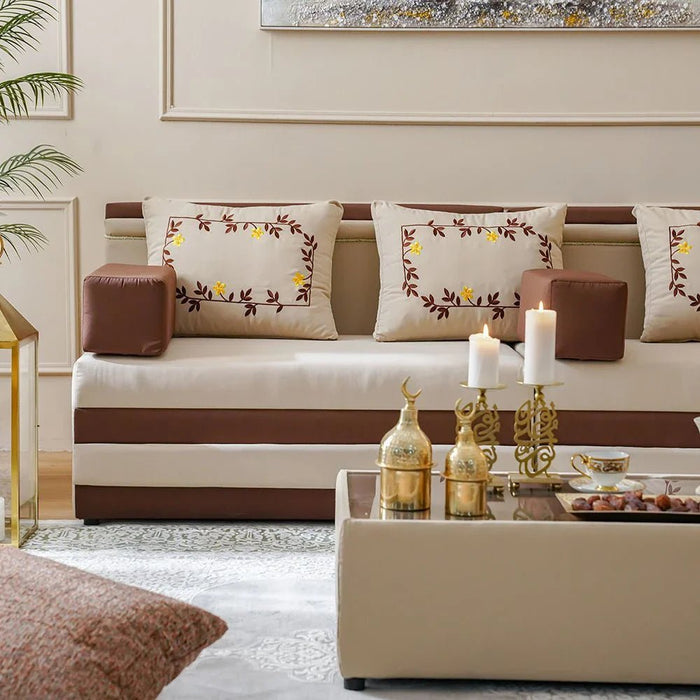 Arabian Majlis Sofa-Brown