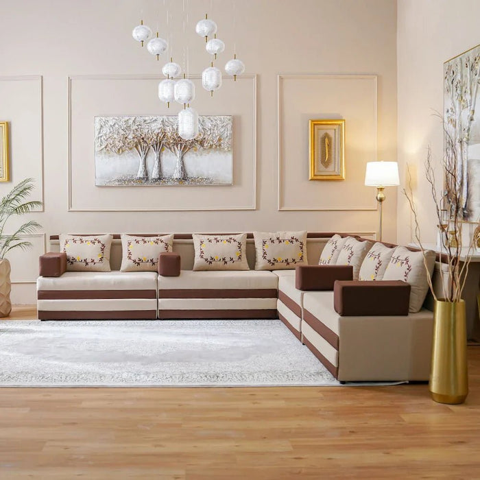 Arabian Majlis Sofa-Brown