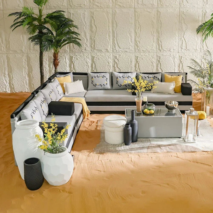 Corner Sofa for Majlis-Grey