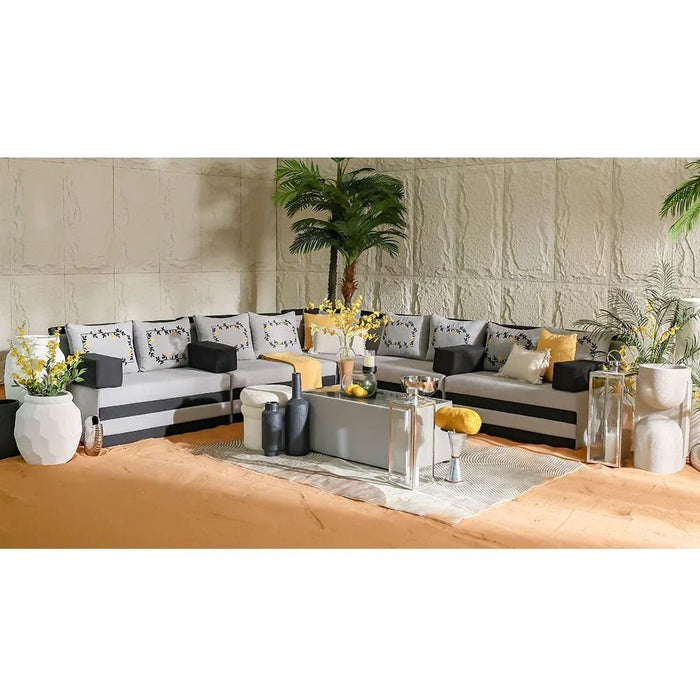 Corner Sofa for Majlis-Grey