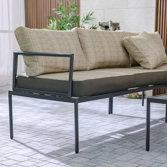 Owen 5-Seater Corner Sofa Set-Beige-With 1-Year Warranty