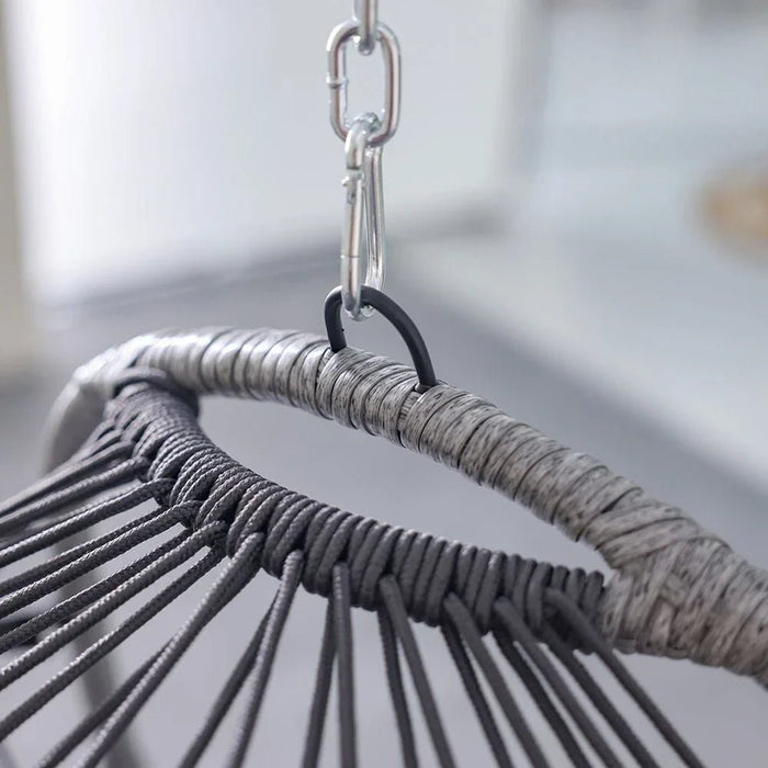 Savio Hanging Chair-Black/Grey