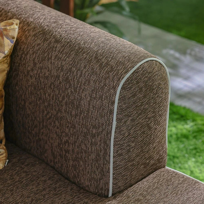Pavia Corner Sofa Set-Brown-With 2-Year Warranty
