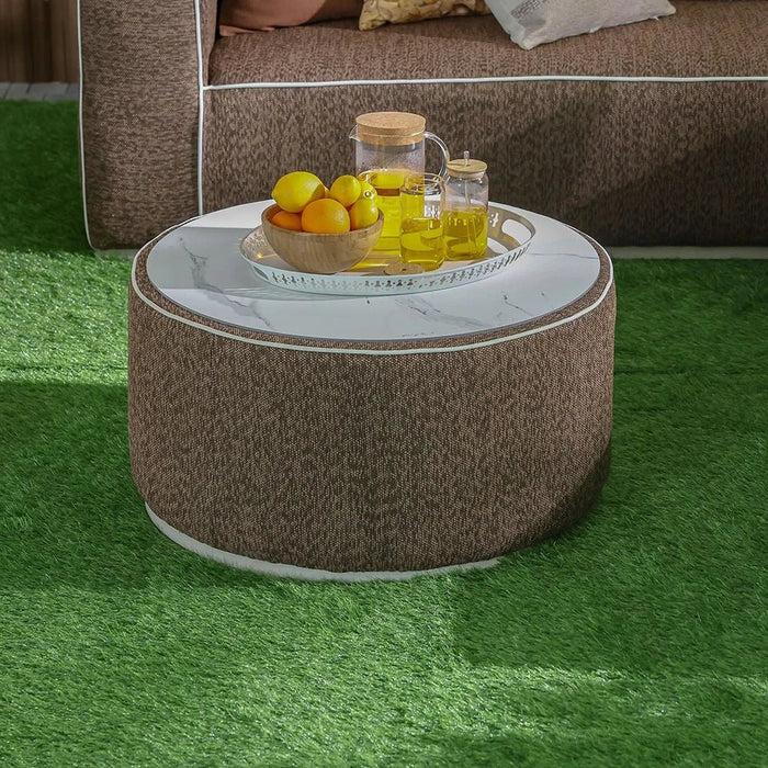 Pavia Corner Sofa Set-Brown-With 2-Year Warranty