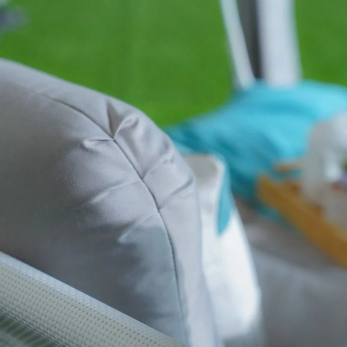 Ellora Daybed Cum Swing-White & Grey-With 1-Year