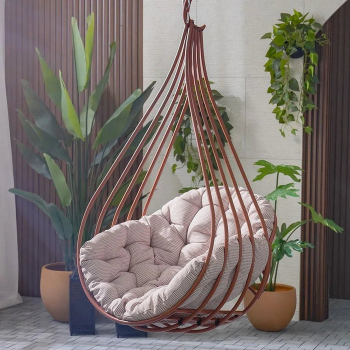 Valance Hanging Chair-Terracotta-With 1-Year Warranty