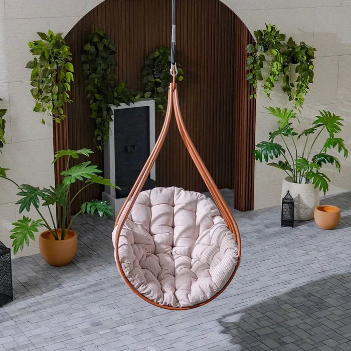 Valance Hanging Chair-Terracotta-With 1-Year Warranty