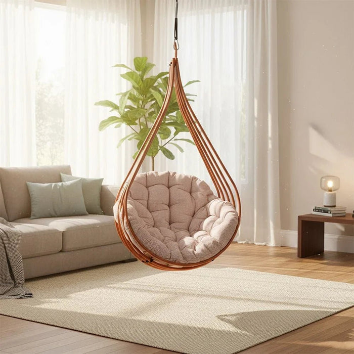 Valance Hanging Chair-Terracotta-With 1-Year Warranty