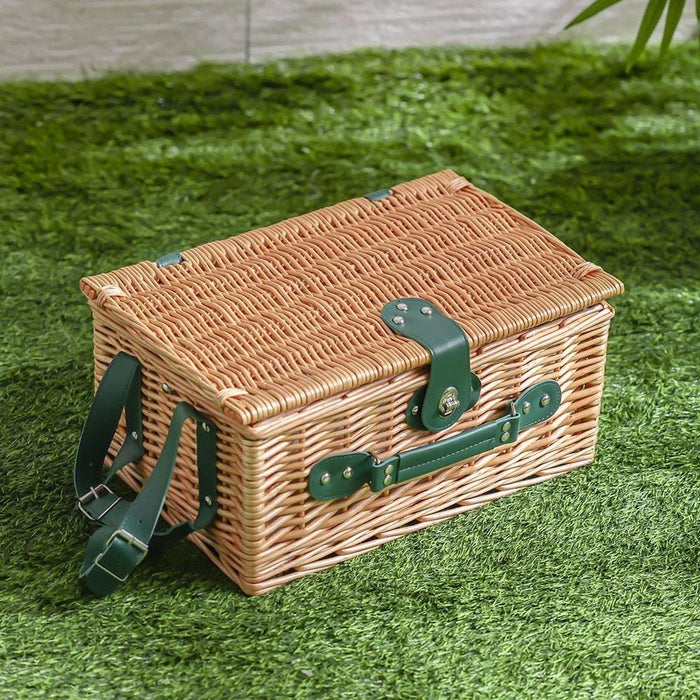 Picnic Basket Set-2 Pieces-Multi-color