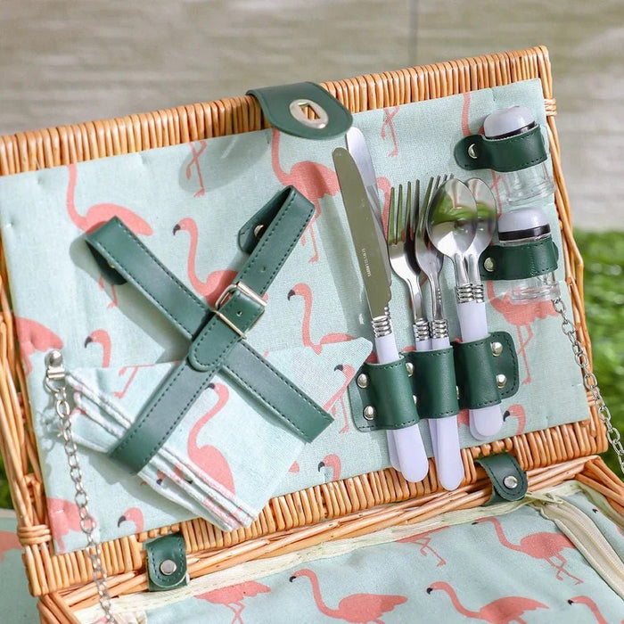 Picnic Basket Set-2 Pieces-Multi-color