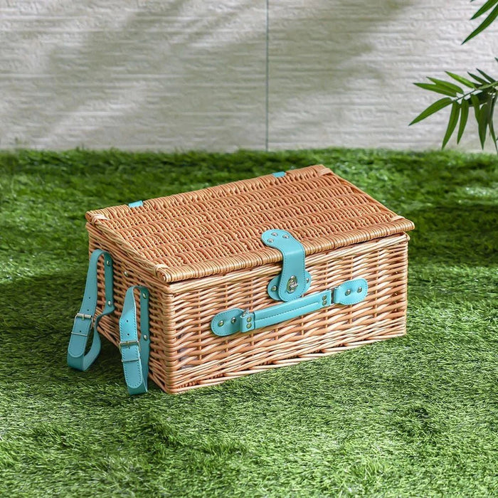 Picnic Basket Set-4 Pieces-Multi-color