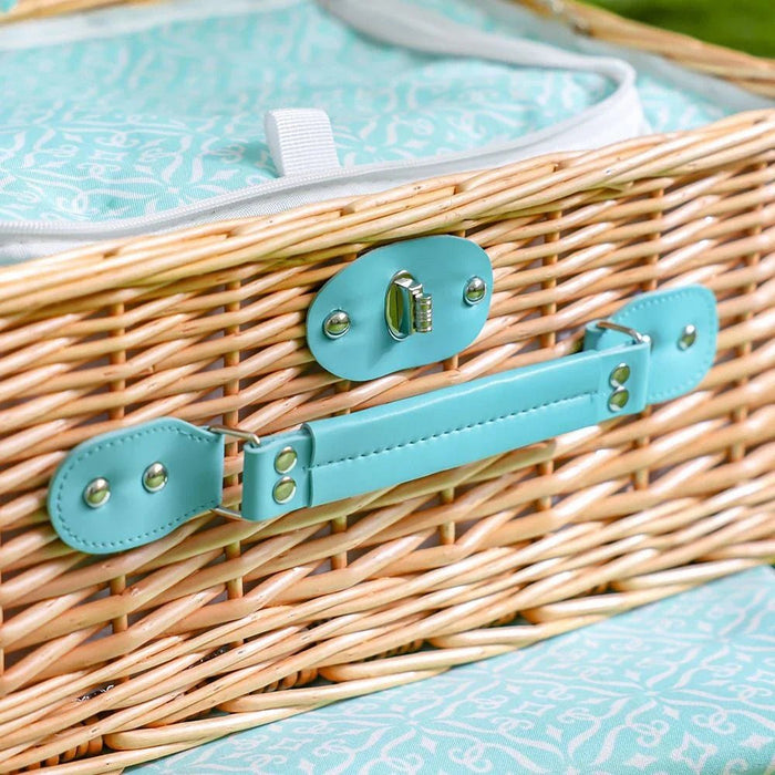 Picnic Basket Set-4 Pieces-Multi-color
