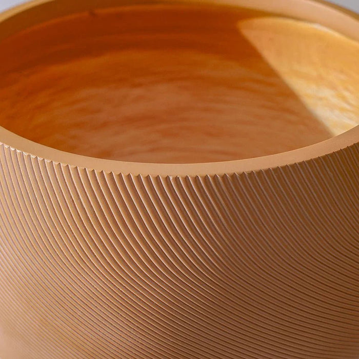 Fibre Clay Pot-Spiral-37x37x29 cm