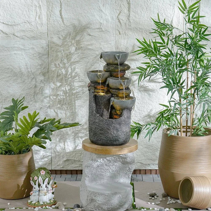 Mingle Mist Fountain 33X35X63Cm