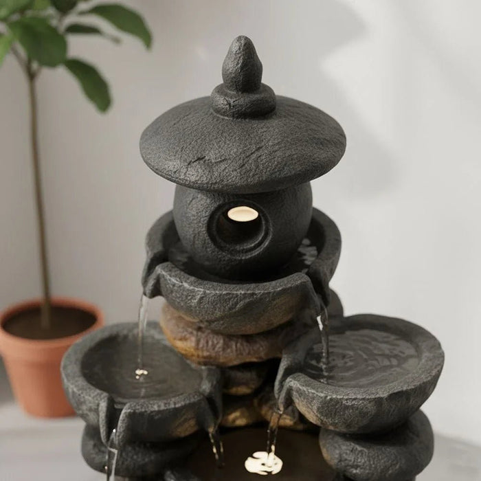 Ivory Fountain-Multi-color-28x23x60 cm