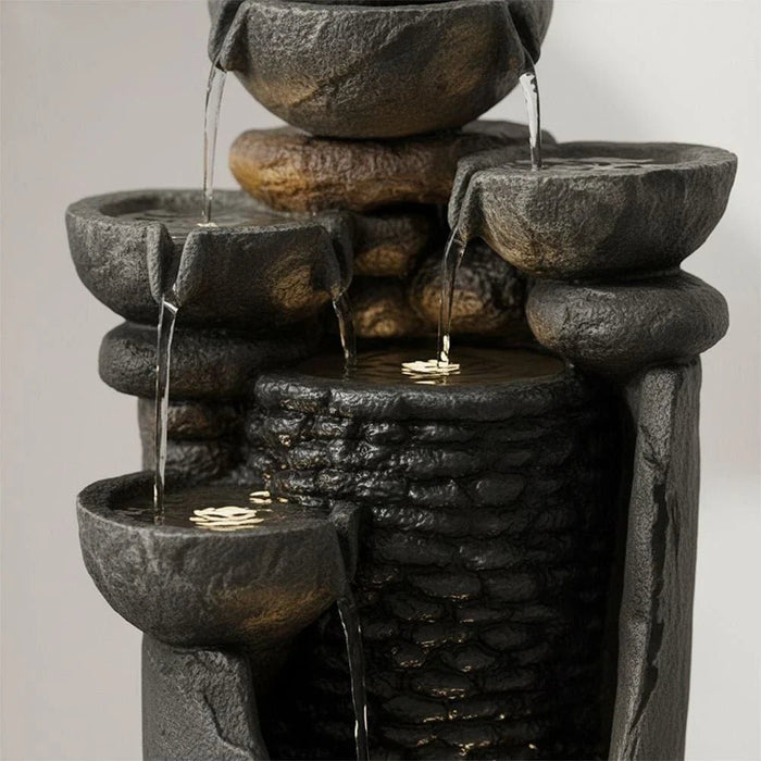 Ivory Fountain-Multi-color-28x23x60 cm