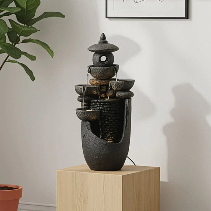 Ivory Fountain-Multi-color-28x23x60 cm