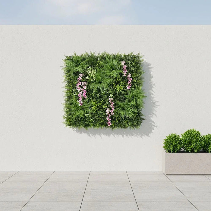 Artificial Fence-Blooming Creek-100x100 cm
