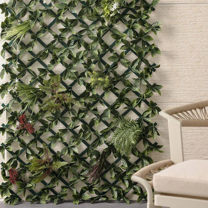 Artificial PVC Willow Fence-100x200 cm | Outdoor Decorative Privacy Panel