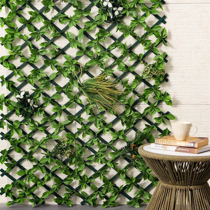 Artificial PVC Willow Fence-100x200 cm | Outdoor Decorative Privacy Panel