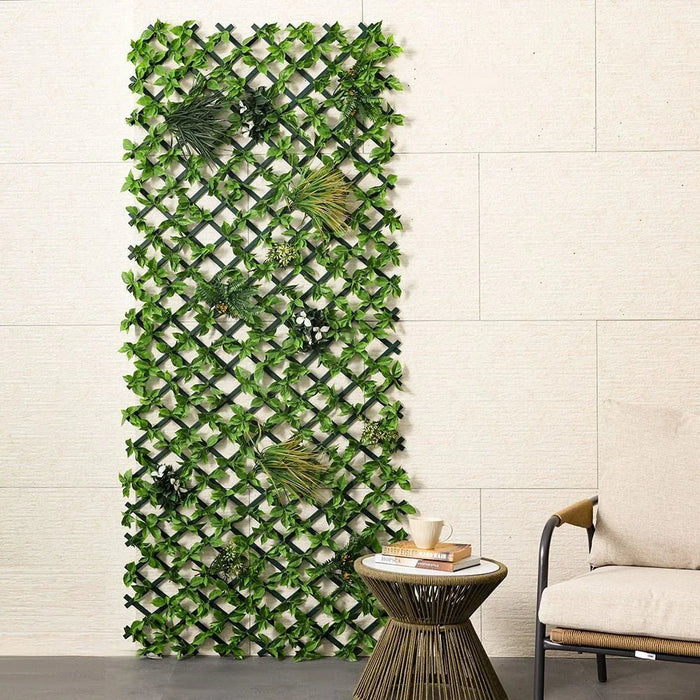 Artificial PVC Willow Fence-100x200 cm | Outdoor Decorative Privacy Panel