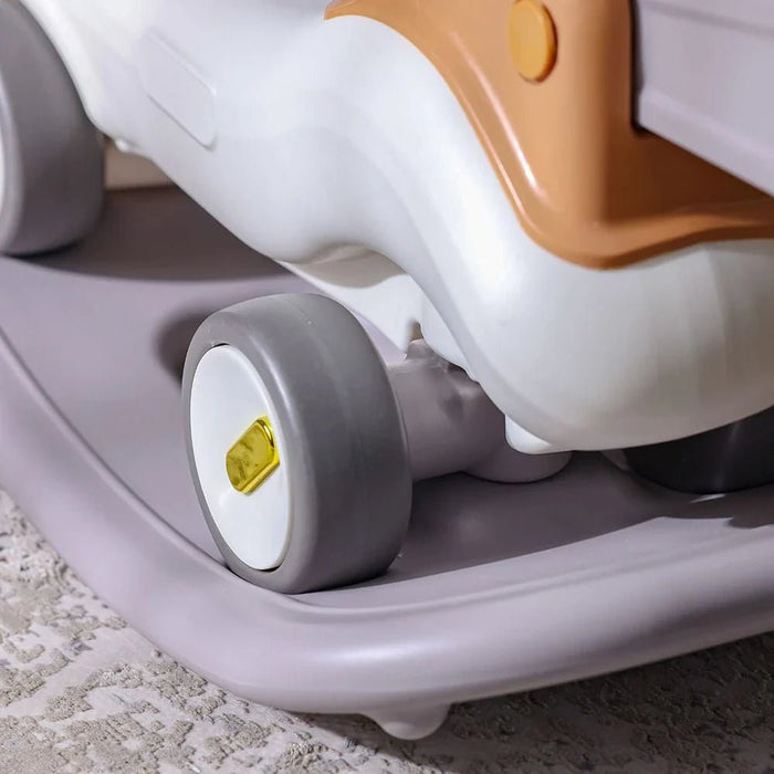 3-in-1 Kids Excavator & Rocking Horse & Car