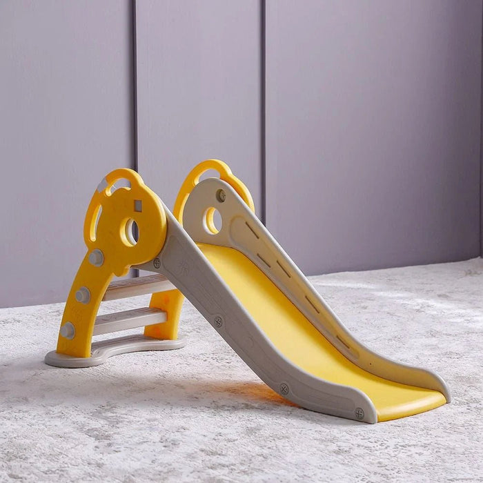 Kids Folding Slide-Yellow & Grey