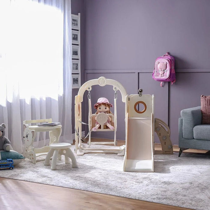 3-in-1 Kids LCD Screens Easel & Easel & Table