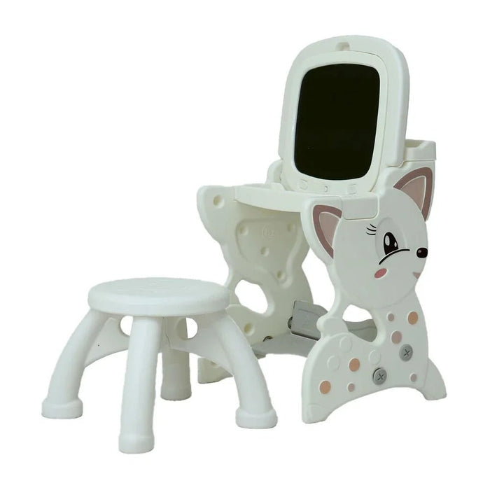 3-in-1 Kids LCD Screens Easel & Easel & Table