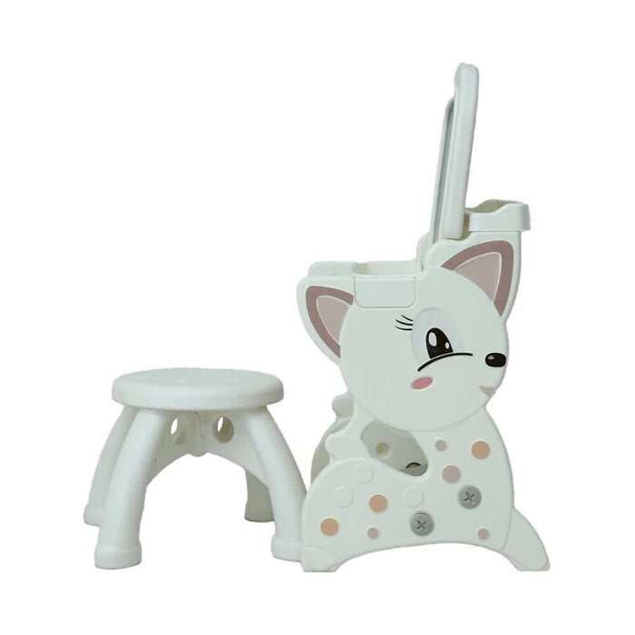 3-in-1 Kids LCD Screens Easel & Easel & Table