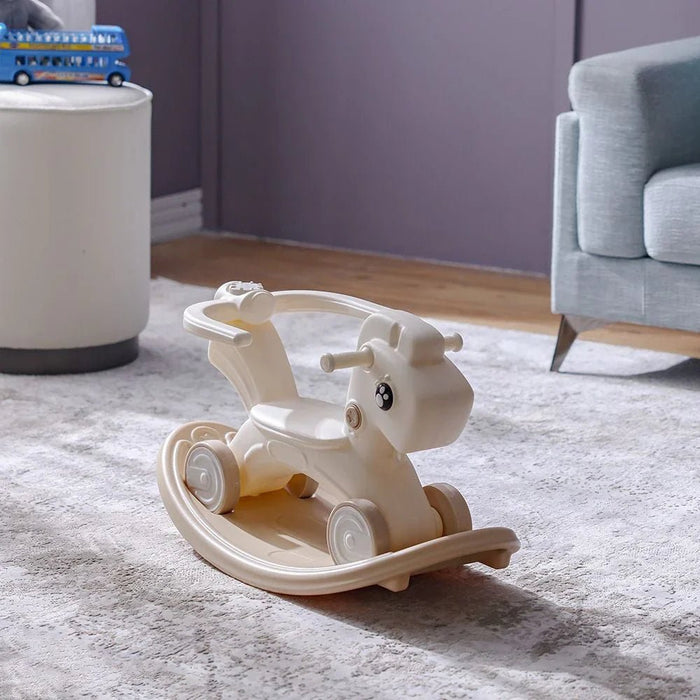 2-in-1 Kids Rocking Horse & Car