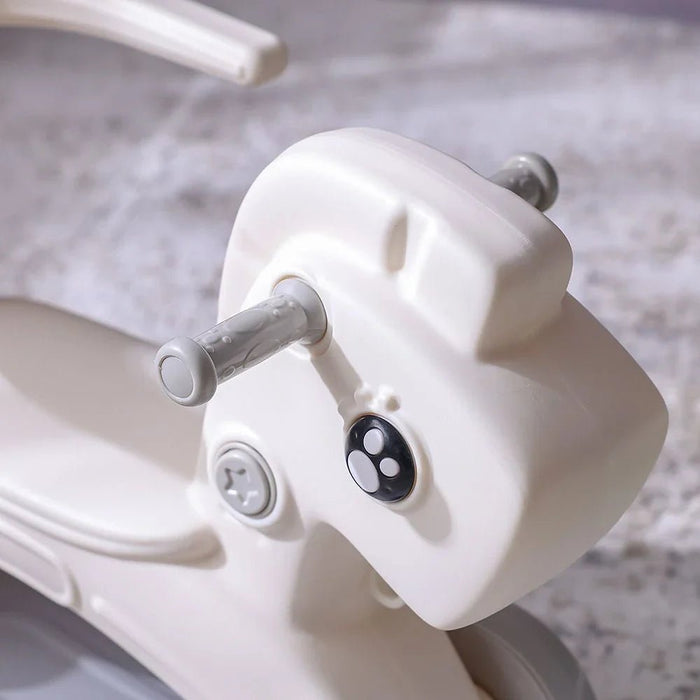 2-in-1 Kids Rocking Horse & Car-With Grey Base
