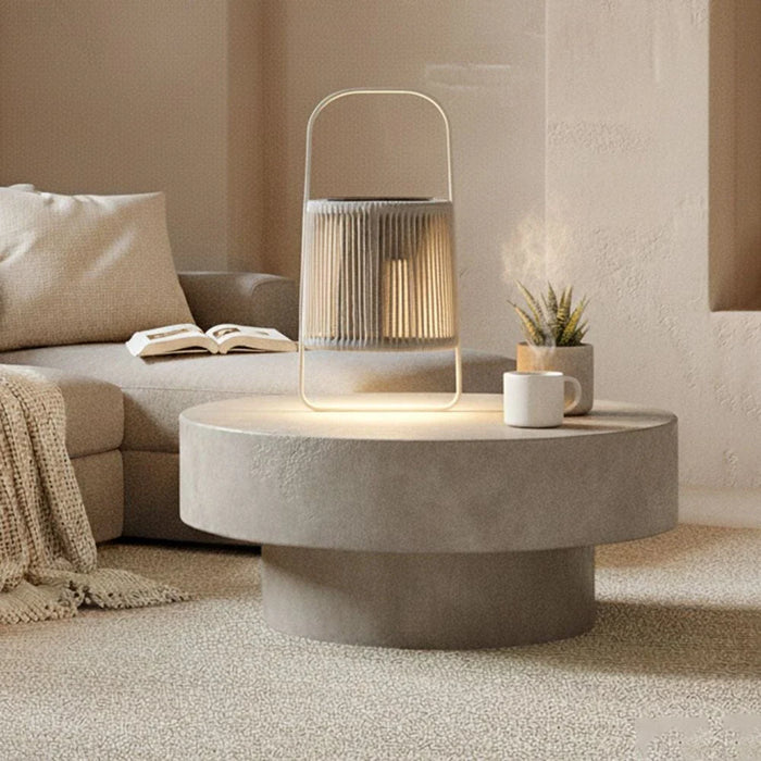 Rope Led Light With Solar And Bluetooth Speaker - Beige