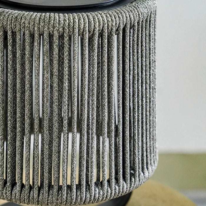 Rope Led Light With Solar And Bluetooth Speaker - Grey