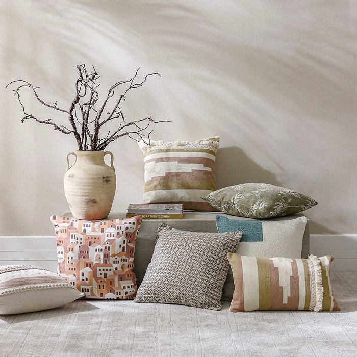 Toss Pillow With Zipper Without Piping 45X45Cm -Rio