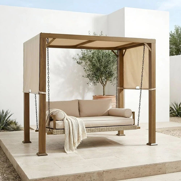 Lana Daybed Cum Swing - Beige