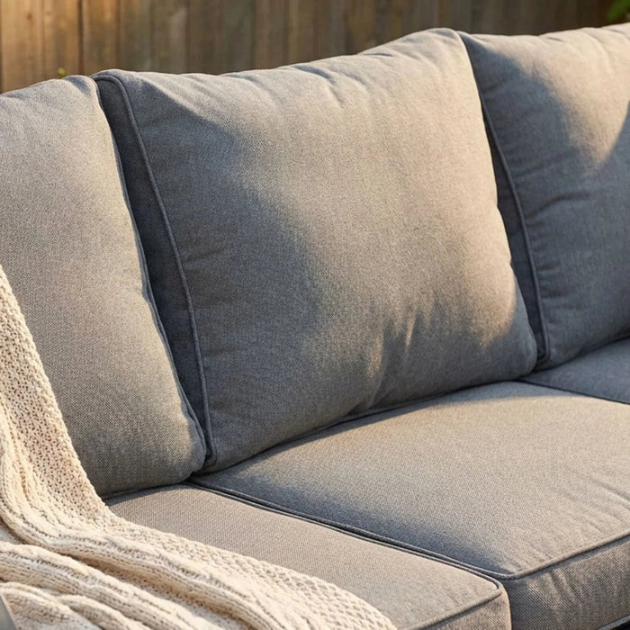 Ivory 7-Seater Sofa Set - Grey