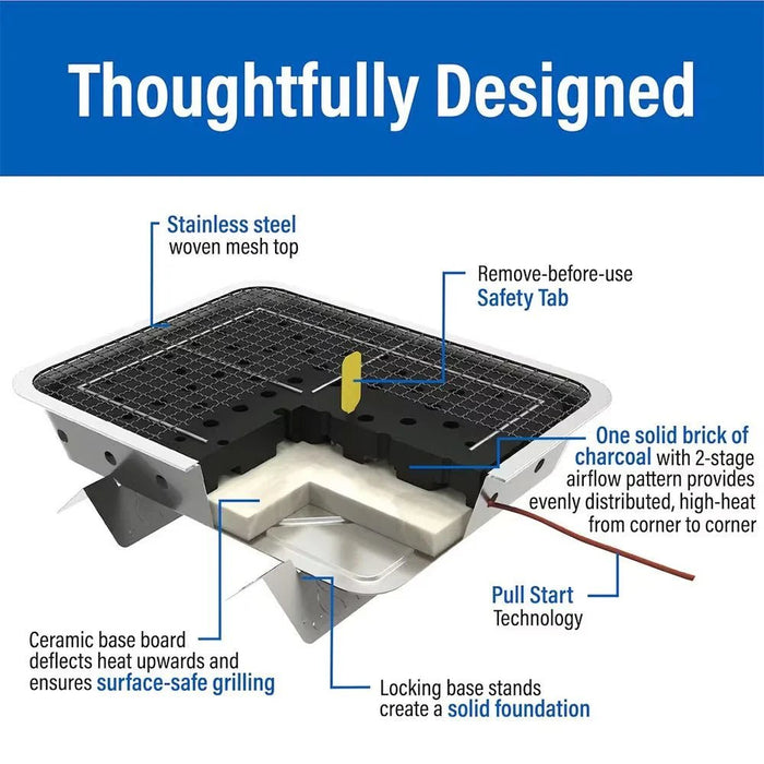 Pull Start Fire - Grill Single Unit