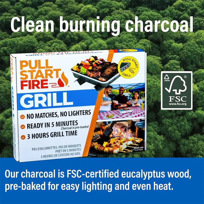Pull Start Fire - Grill Single Unit