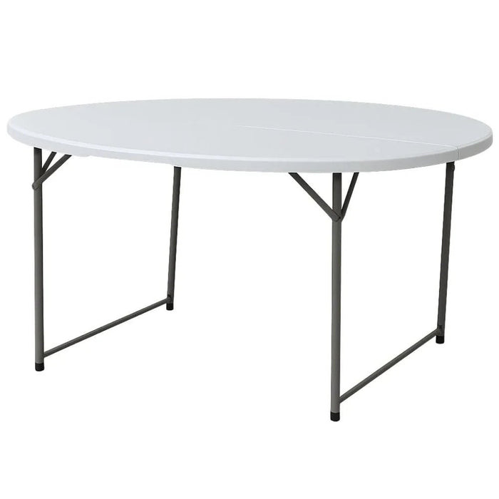 Recto Round Folding Table - White